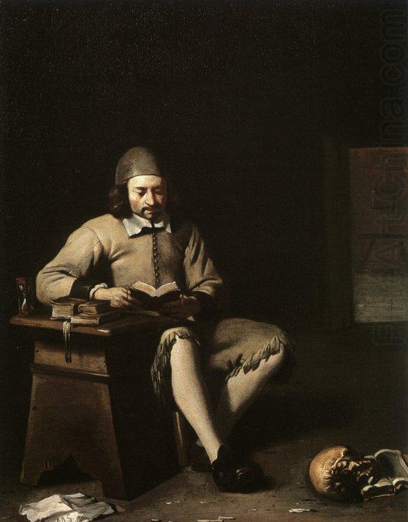 Michael Sweerts Penitent Reading in a Room china oil painting image